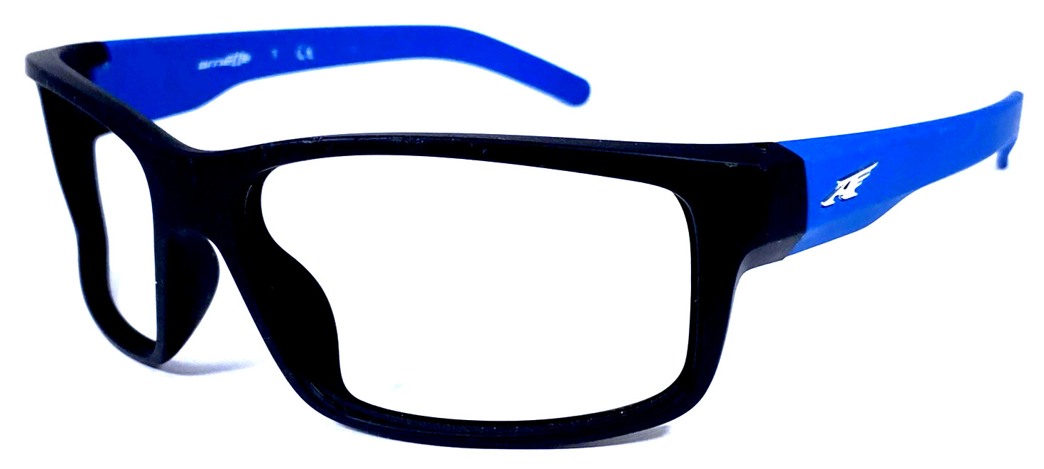 ARNETTE FASTBALL 4202-2268/55 Black/Blue Wrap Sunglasses Frame 62-16mm