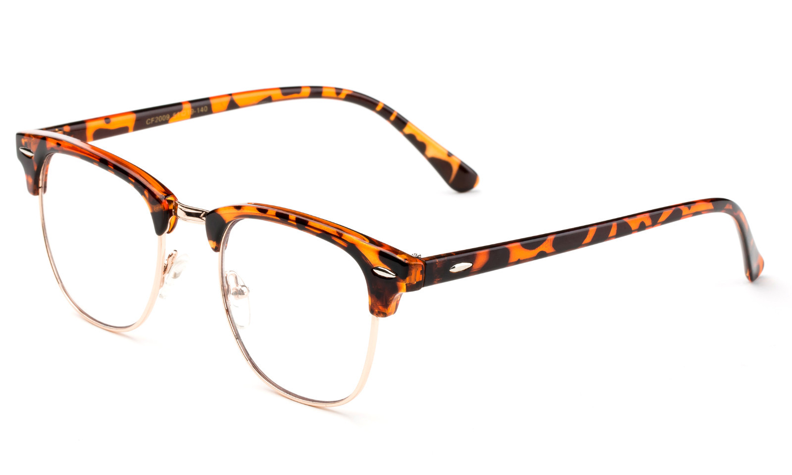 Classic Clear Lens Glasses Tortoise Aviator Retro Eyewear Men Women Vintage
