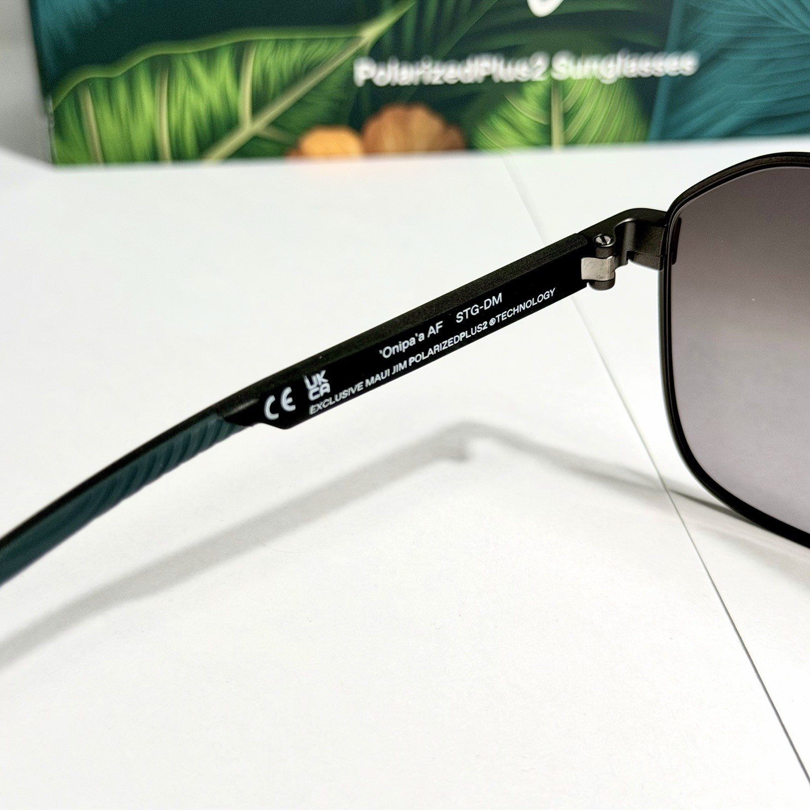 MAUI JIM ONIPAA MJ 651-02 MATTE GUNMETAL W/ SILVER TO BLACK POLARIZED SUNGLASSES