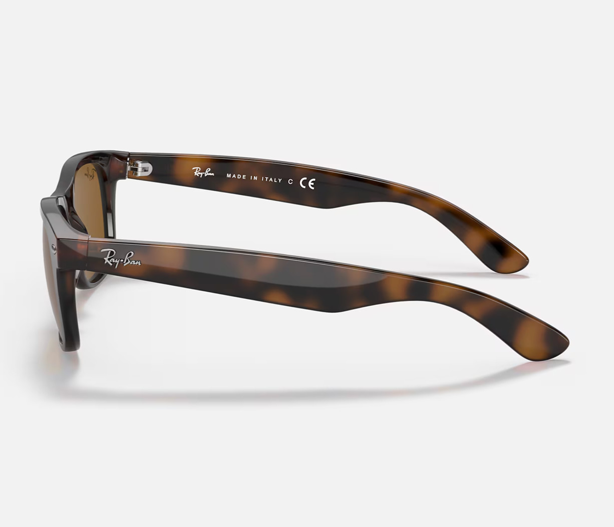 Ray-Ban RB2132 710 55mm New Wayfarer Light Havana B-15 Brown