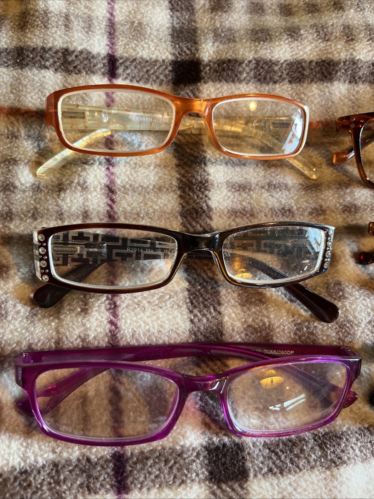 20x Pc Glasses Lot Eyeglasses Readers Tortoise Plastic Eyewear Frames Bundle
