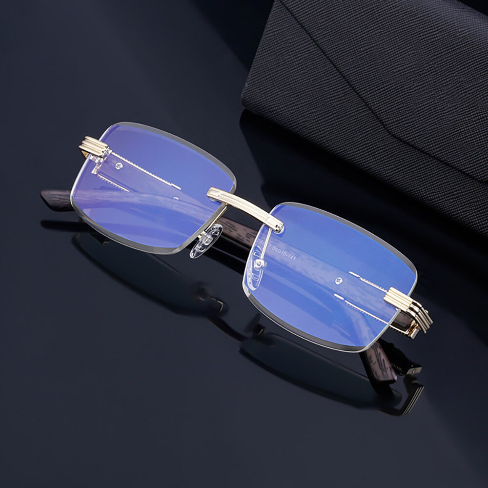 Hot Fashion Wood Grain Square Sunglasses Retro Mens Women Hip Hop Shade Glasses