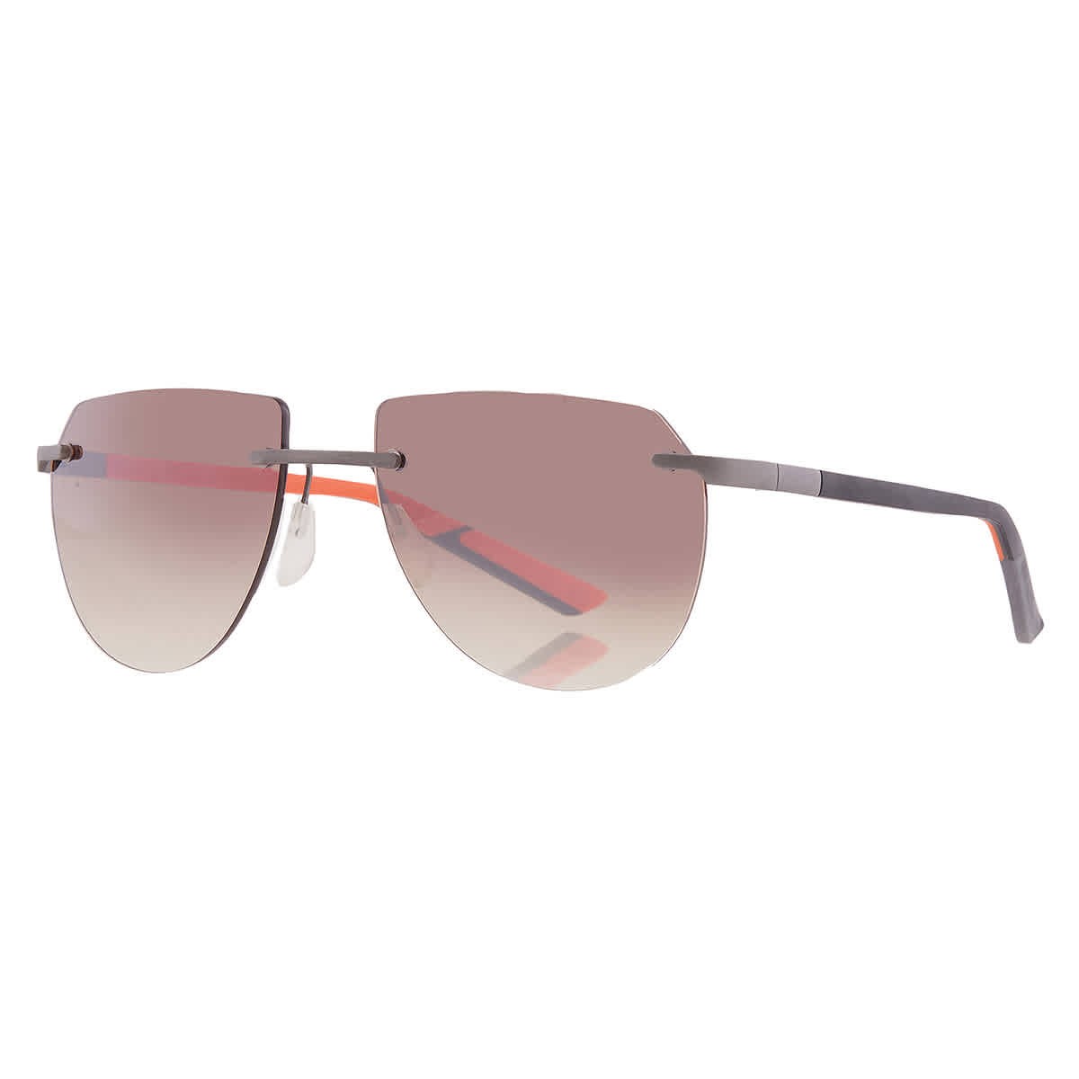 McLaren Brown Gradient Irregular Unisex Sunglasses MLMS-85S01 C03 57