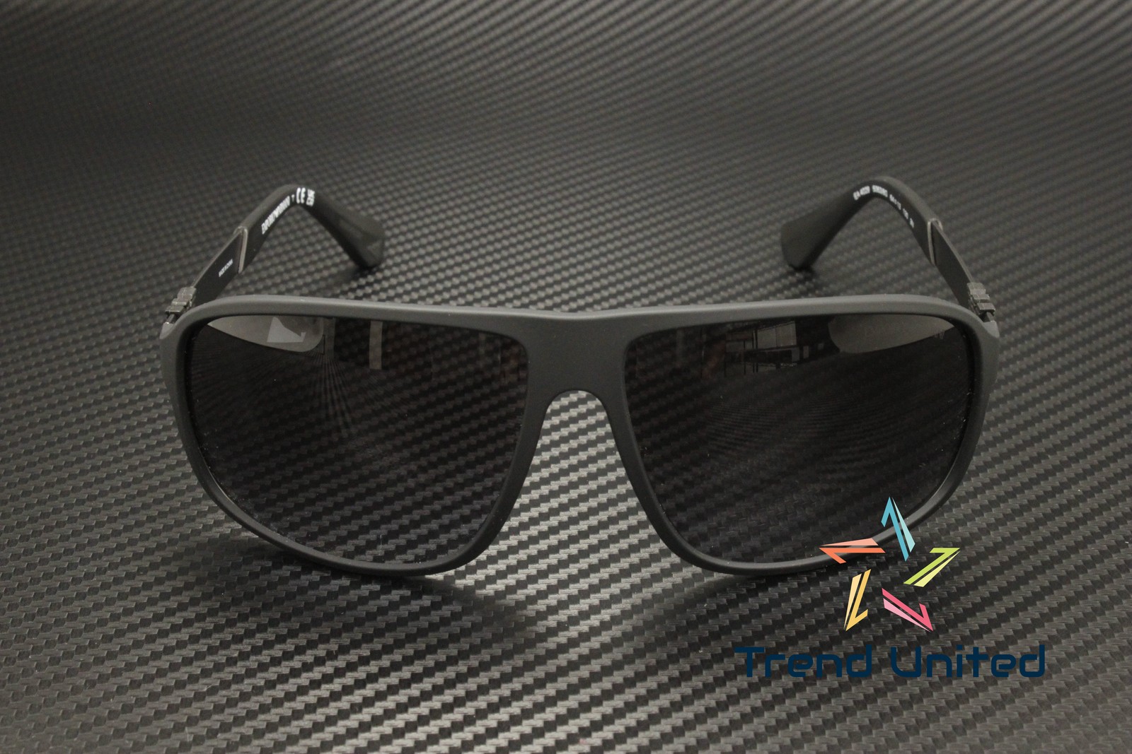 EMPORIO ARMANI EA4029 50638G Black Rubber Grey Gradient 64 mm Men’s Sunglasses
