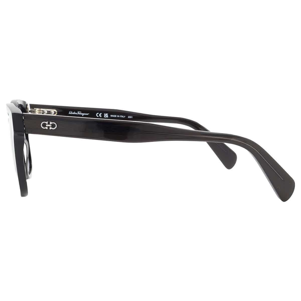 Salvatore Ferragamo Grey Square Men’s Sunglasses SF1040S 001 55 SF1040S 001 55