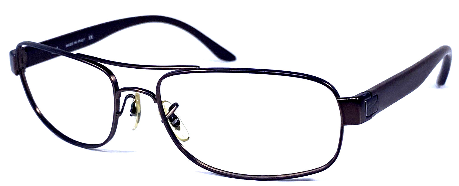 RAY-BAN RB3273 012 Italy Dark Brown Aviator 57-17mm Sunglasses Frame