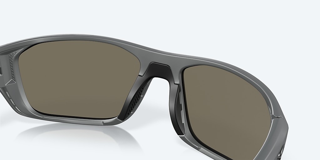 Costa Del Mar Whitetip Pro Matte Gray/Blue Mirror 580G Polarized 57mm Sunglasses