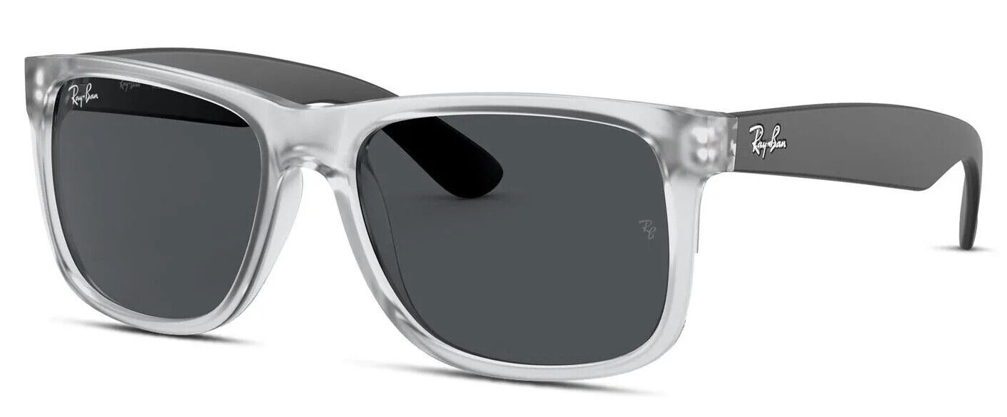 Ray-Ban Justin Color Mix Matte Transparent Grey Lens RB4165 651287 51