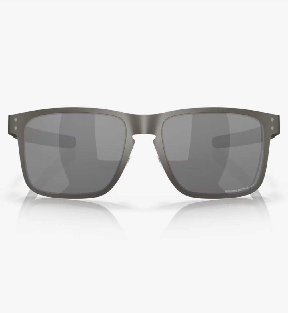 NEW Oakley Holbrook Metal Matte Gunmetal l Prizm Black Polarized OO4123-06