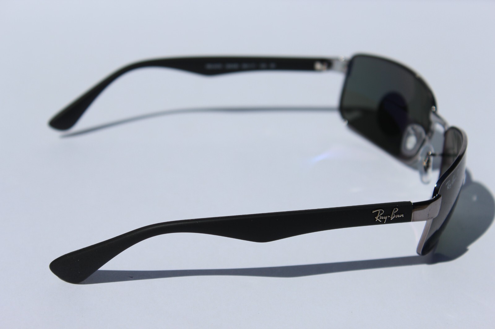 RAY-BAN RB3478 POLARIZED Sunglasses Gunmetal/G-15 Gray Green 004/58 NEW