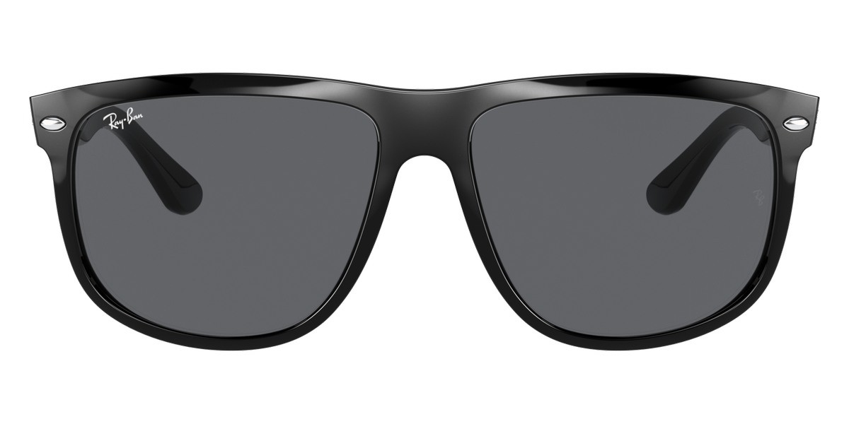 Ray-Ban Boyfriend Polished Black/Grey 60 mm Sunglasses RB4147 601/87 60-15