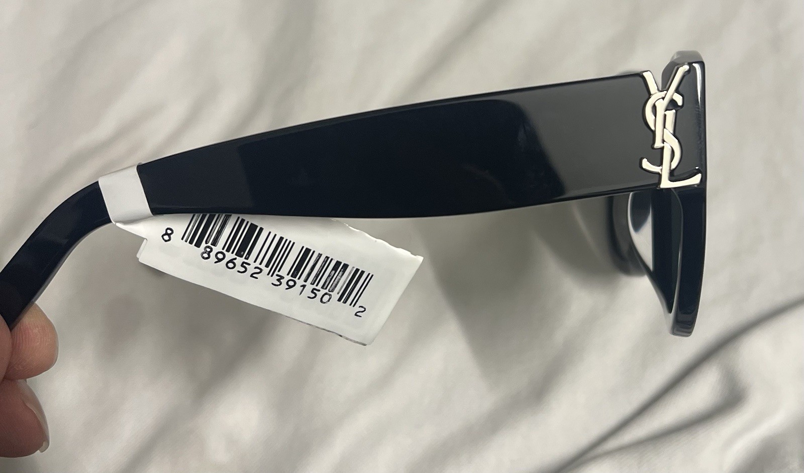 Saint Laurent SL M95/F 005 Sunglasses Black/Polarized Grey Cat Eye 56mm No Case