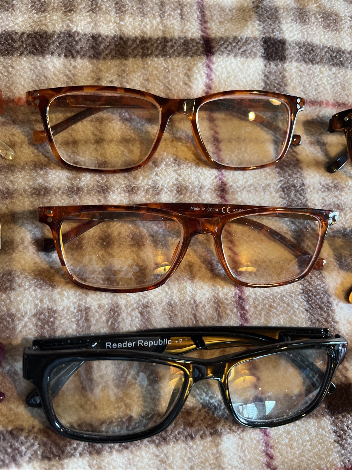 20x Pc Glasses Lot Eyeglasses Readers Tortoise Plastic Eyewear Frames Bundle