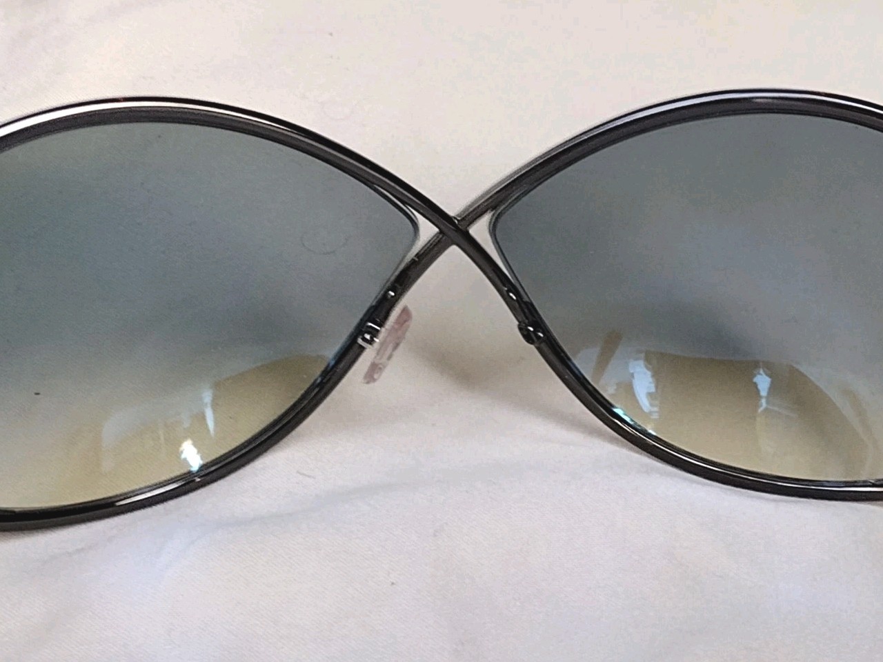 Tom Ford TF130 Miranda Womens Metal Sunglass 08B Shiny Gunmetal 68-10 Italy