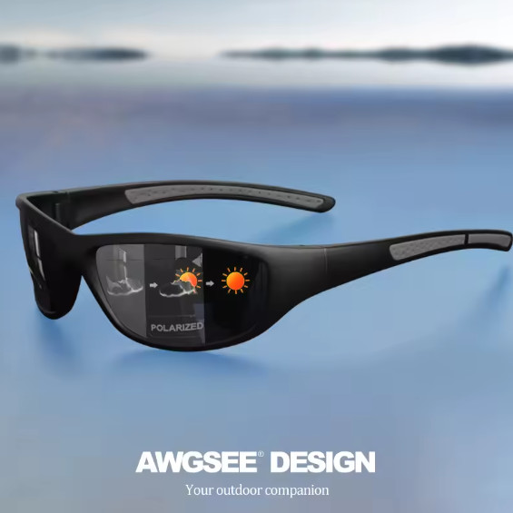 Fashion Polarized Wrap-Around Sports Sunglasses