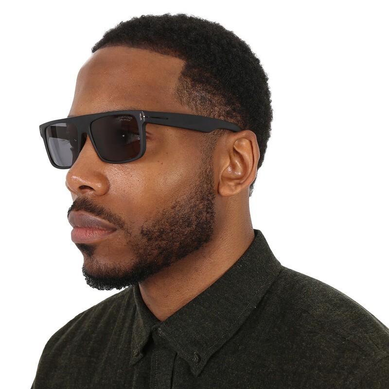 Tom Ford Philippe Polarized Smoke Browline Men’s Sunglasses