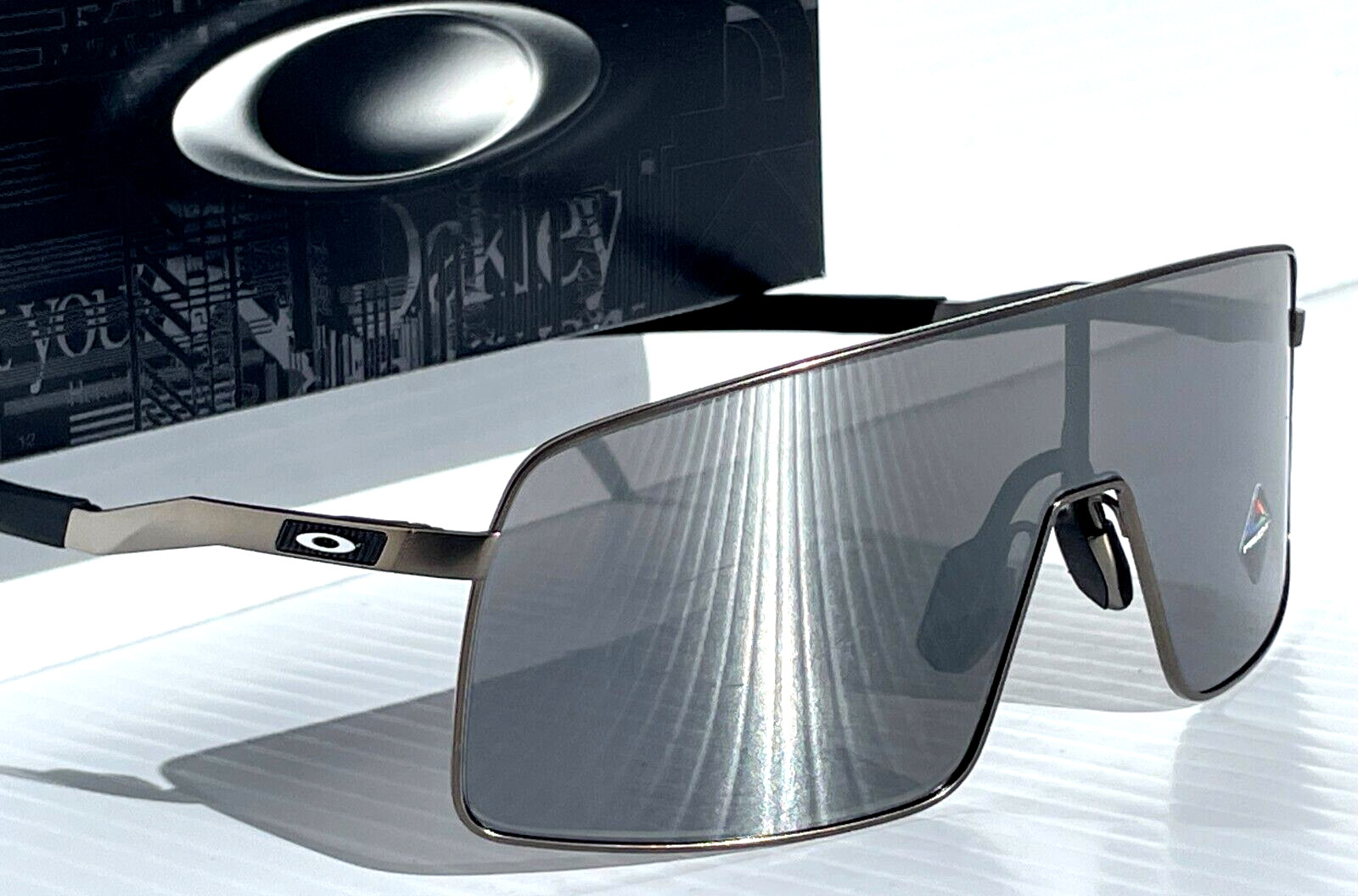 NEW Oakley SUTRO TI Matte Gunmetal PRIZM Black lens Sunglass 6013-01