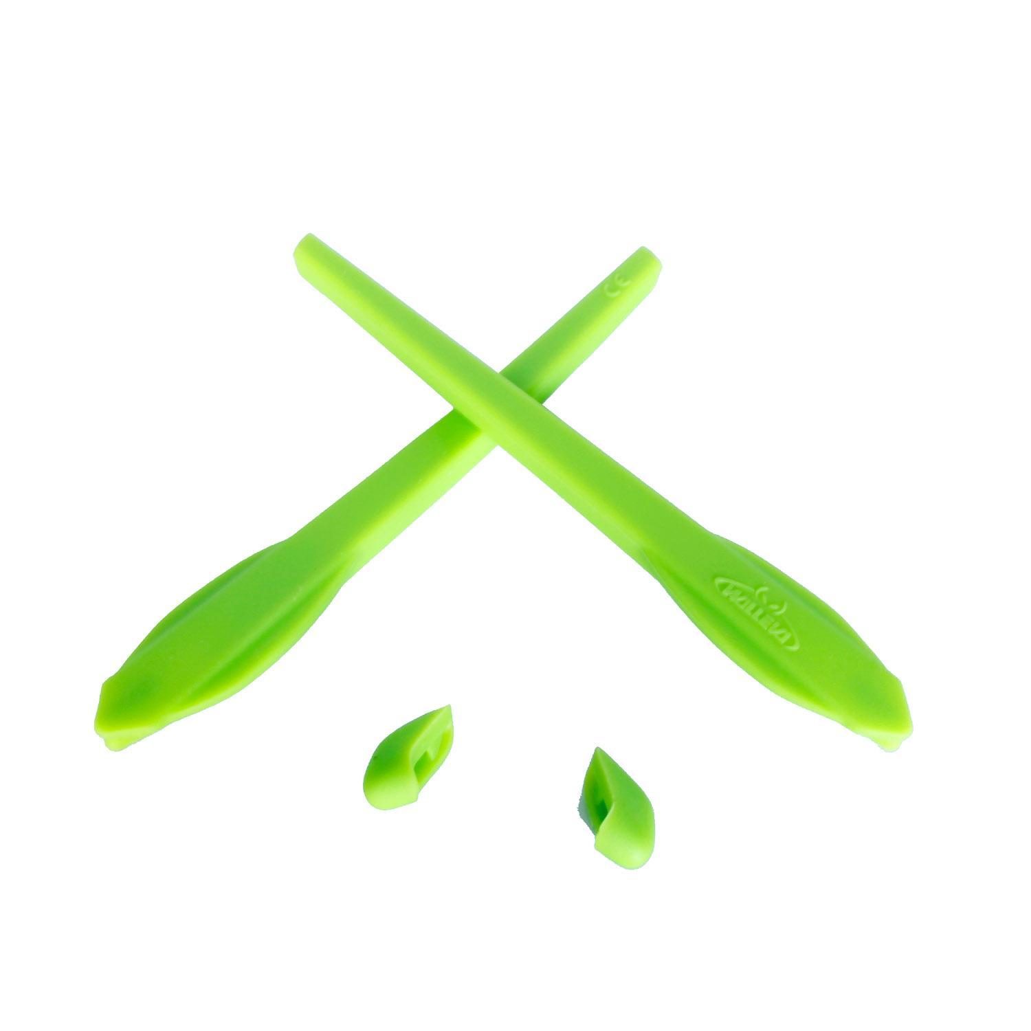 New Walleva Green Rubber Kit For Oakley Flak 2.0/Flak 2.0 XL Sunglasses