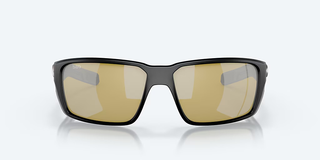 Costa Del Mar FANTAIL PRO POLARIZED Sunglasses Matte Black / Sunrise Silver 580G