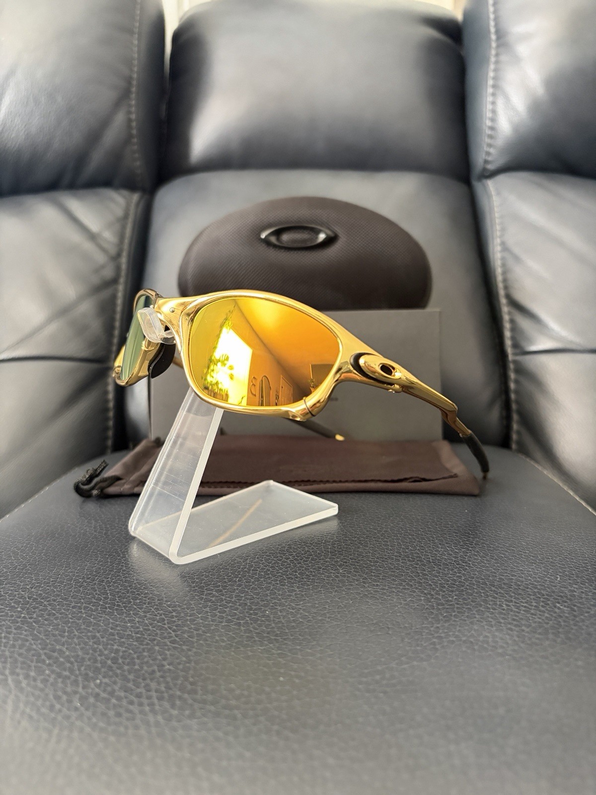 Oakley X-Metal Juliet 1.0 Sunglasses Gold Frame/Gold Lenses Brand New