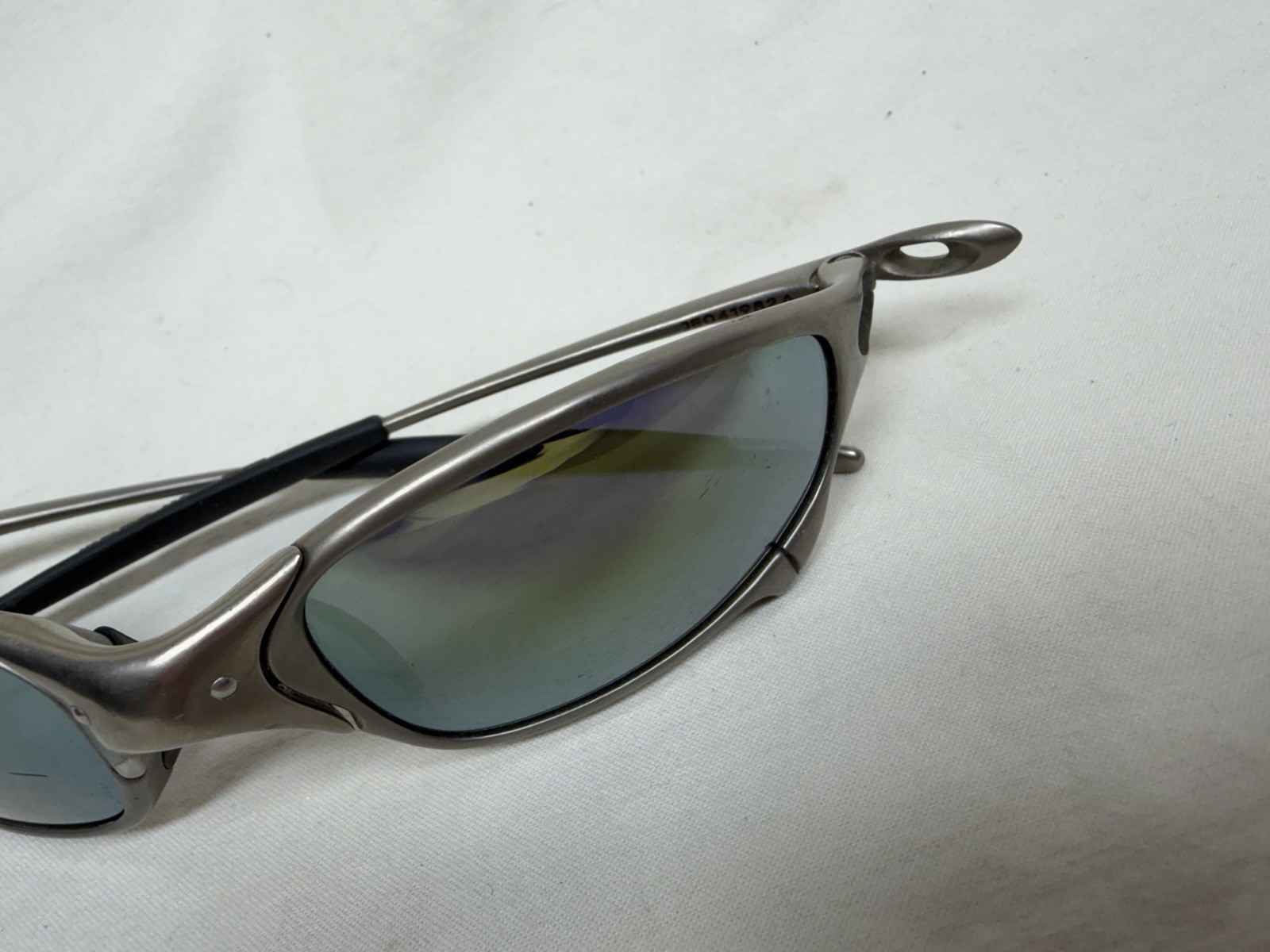 Vintage Oakley Juliet X Metal Plasma Ice Iridium Sunglasses JE041982A USA 2004