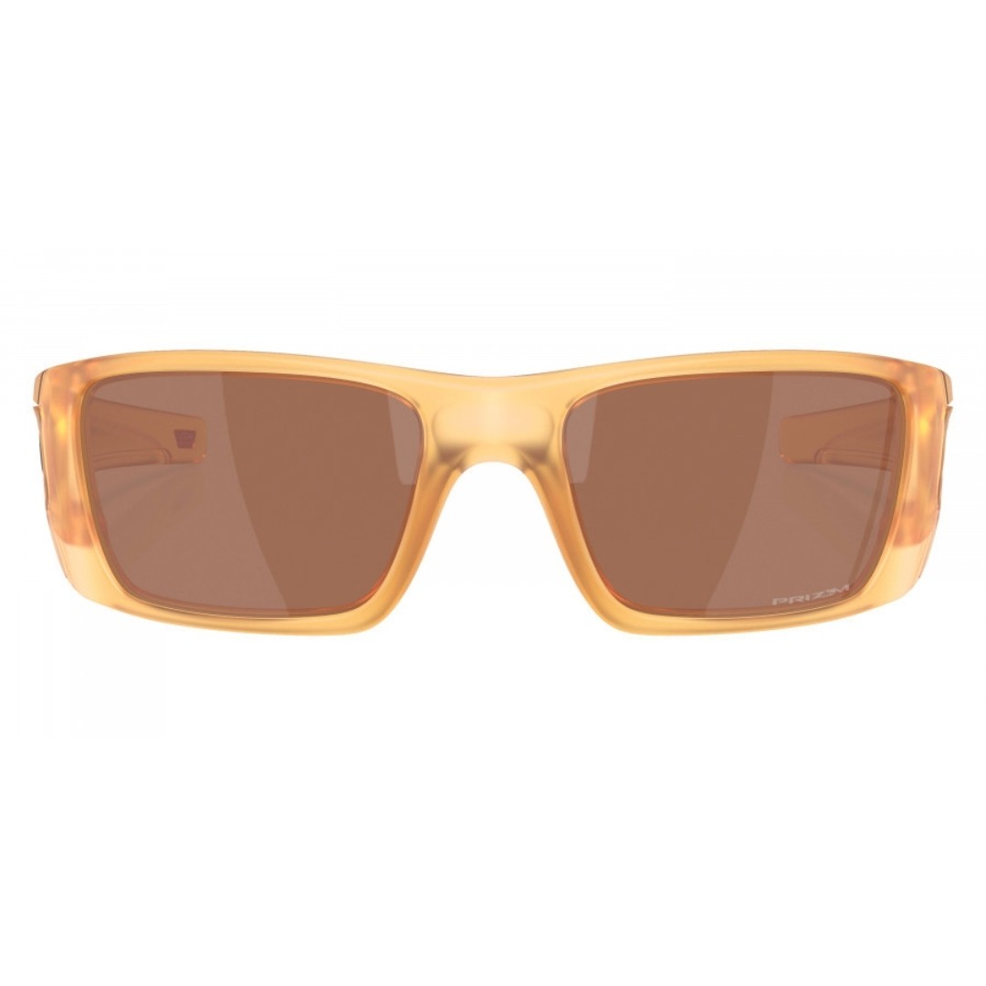 Oakley OO9096-N160 Sunglasses Fuel Cell Matte Trans Light Curry/Prizm Tungsten