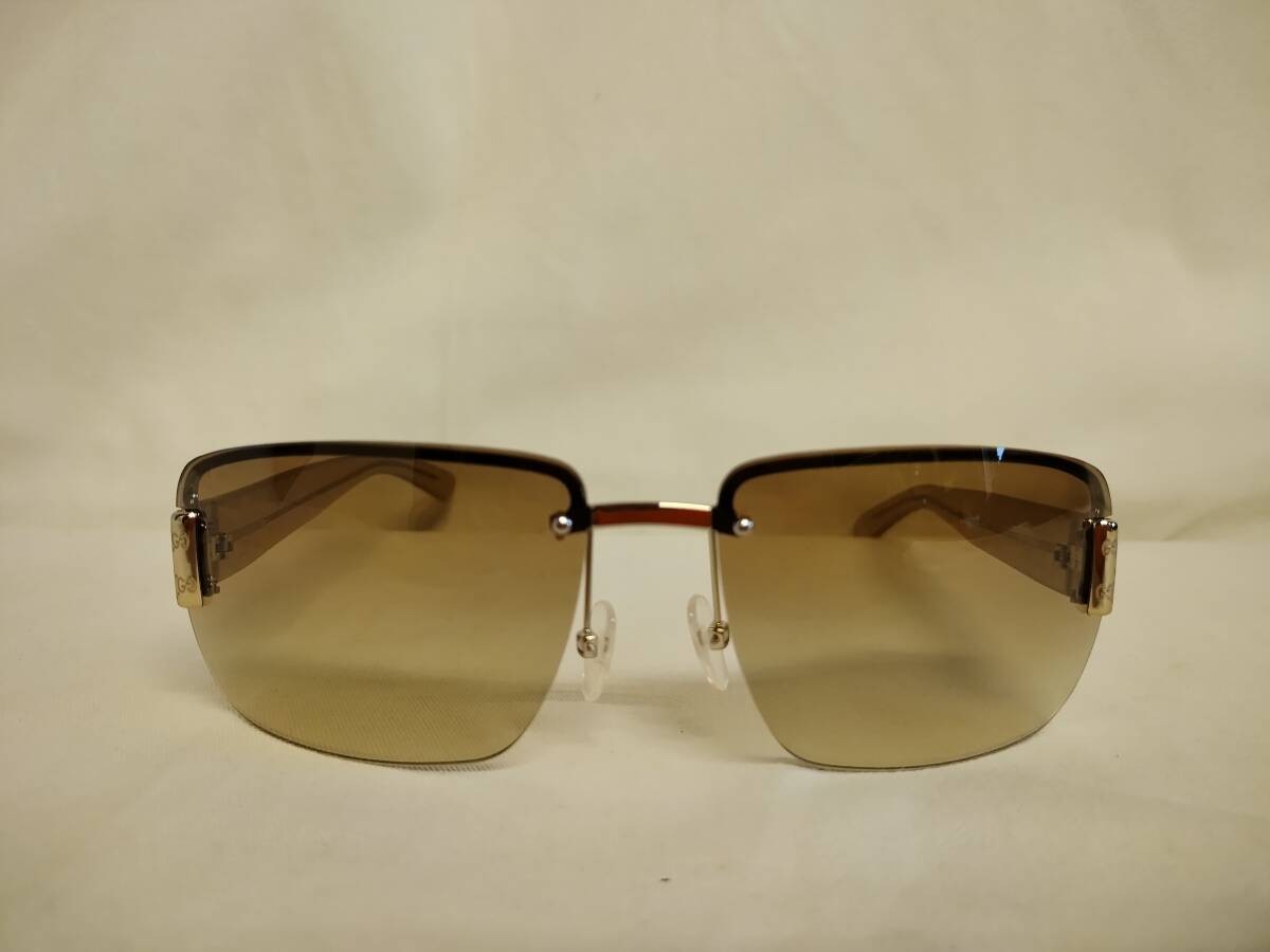 Excellent Condition GUCCI GG Pattern Sunglasses Brown Certificate of No Case 61