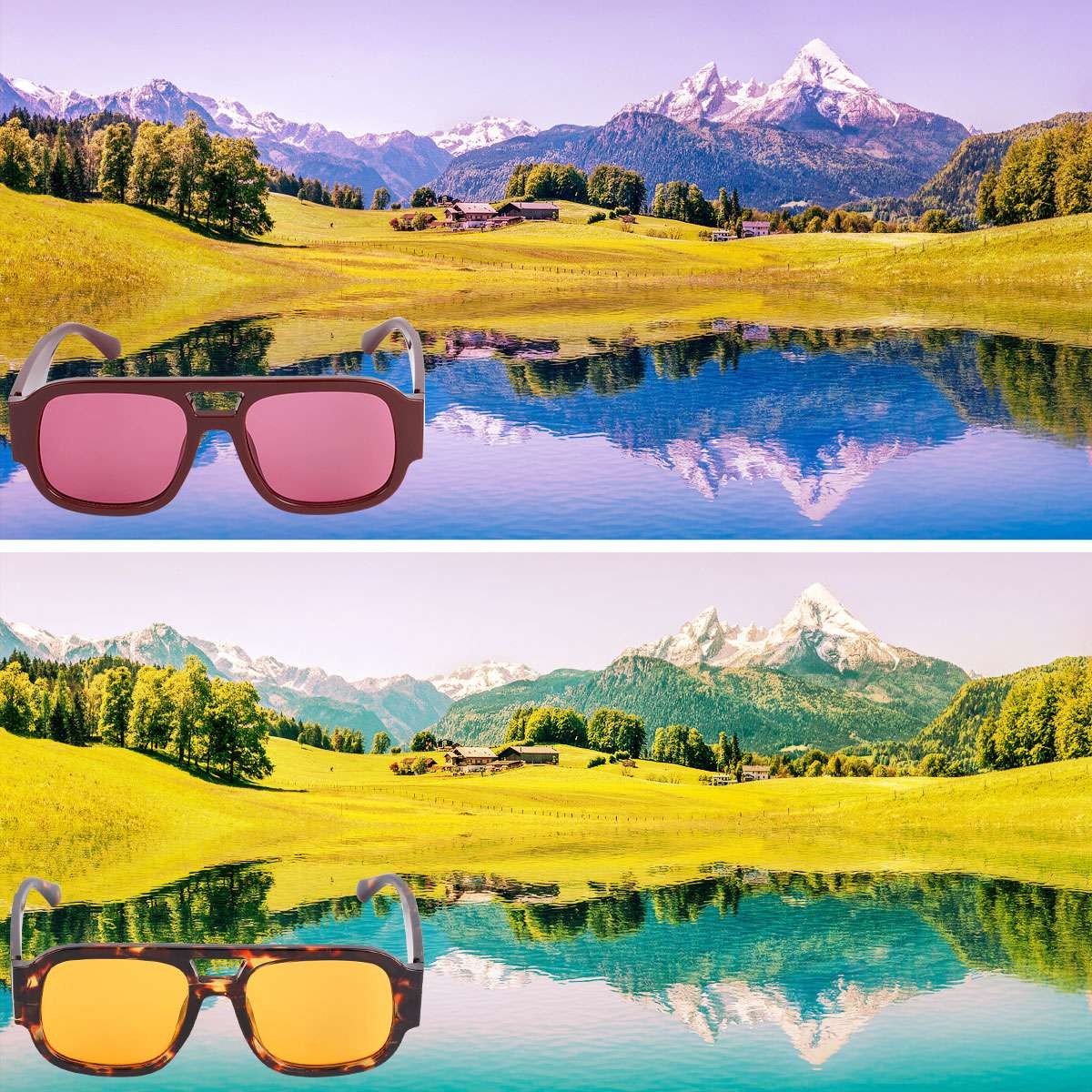 Fashion Polarized Sunglasses for Women Men Classic Retro Designer Style Glasses