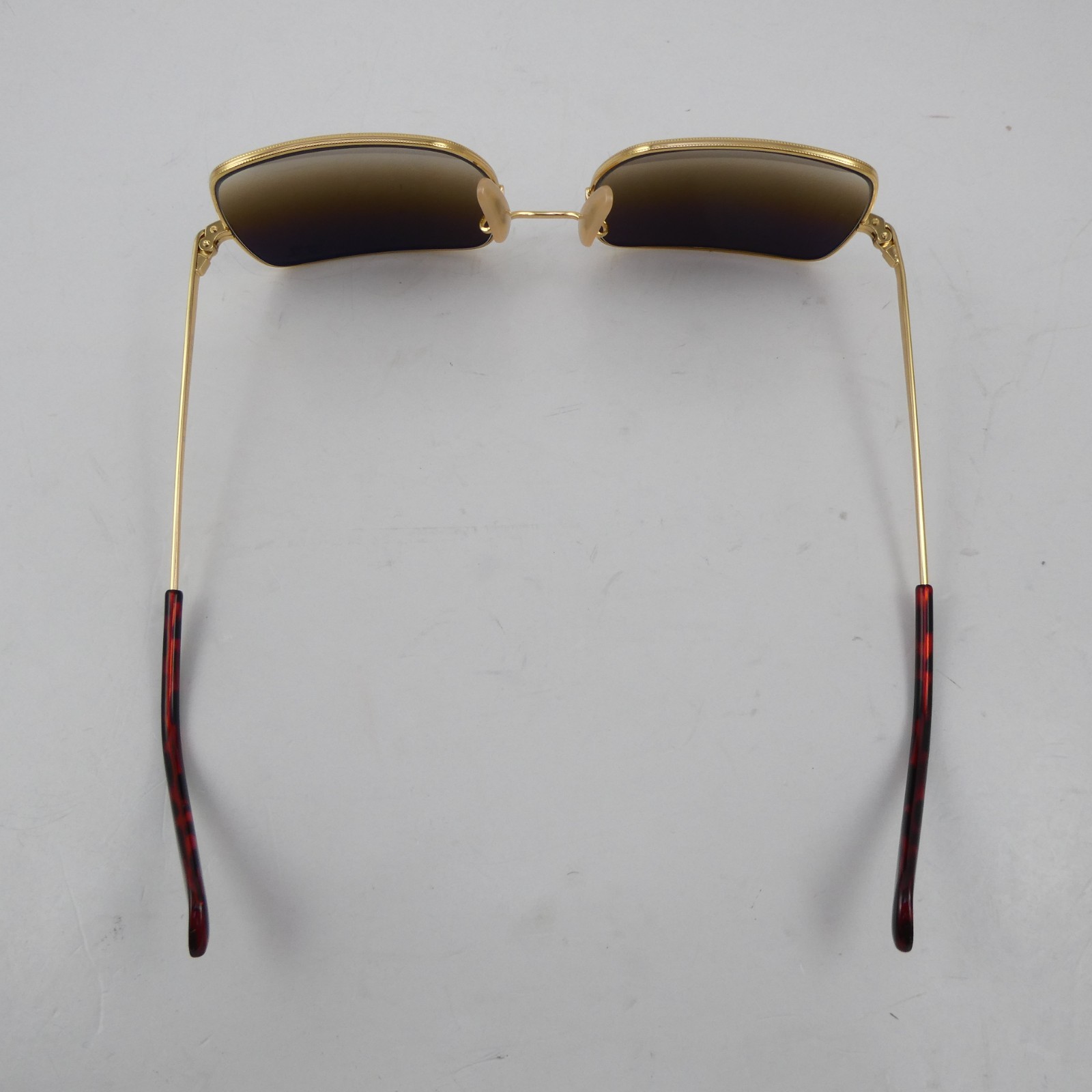 Ray-Ban Unisex RB1971 Square 9147/51 Gold/Brown Gradient Sunglasses 54-19-145