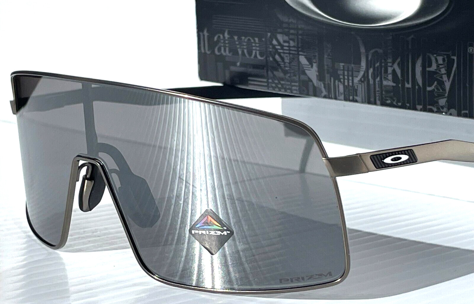 NEW Oakley SUTRO TI Matte Gunmetal PRIZM Black lens Sunglass 6013-01