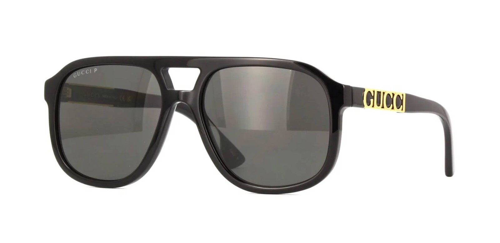Gucci GG1188S Black/Grey Polarized (001) Sunglasses