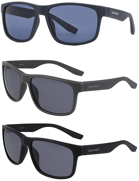 Calvin Klein Men’s Lightweight Square Sport Sunglasses – CK19539S