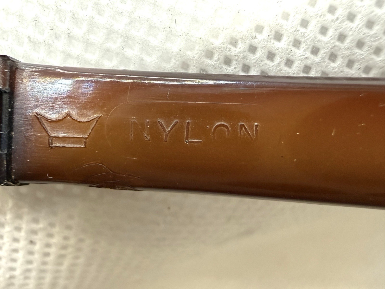 Sunglasses Nylon Frames France Depose Crown France Brown
