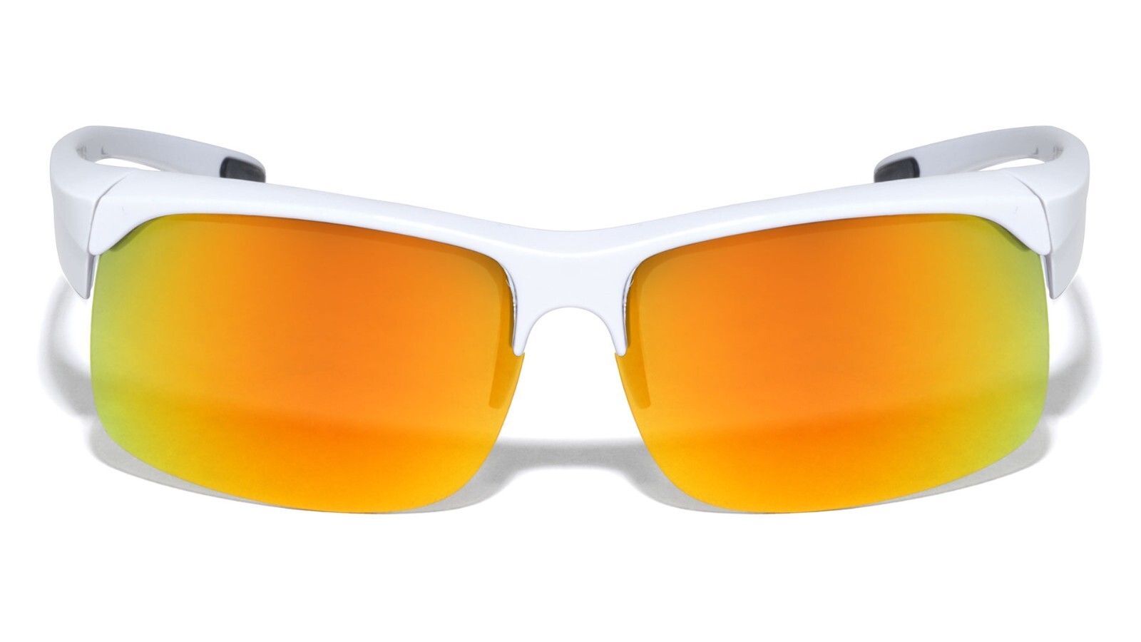 Men Half Rim Polarized Sport FIT OVER Sunglasses Wear Over Prescription Eyeglass
