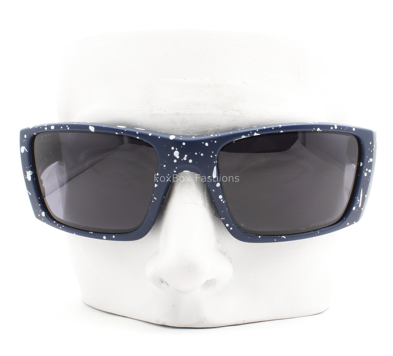 Oakley Fuel Cell Sunglasses Navy Splatter Prizm Gray USA Flag OO9096-M760