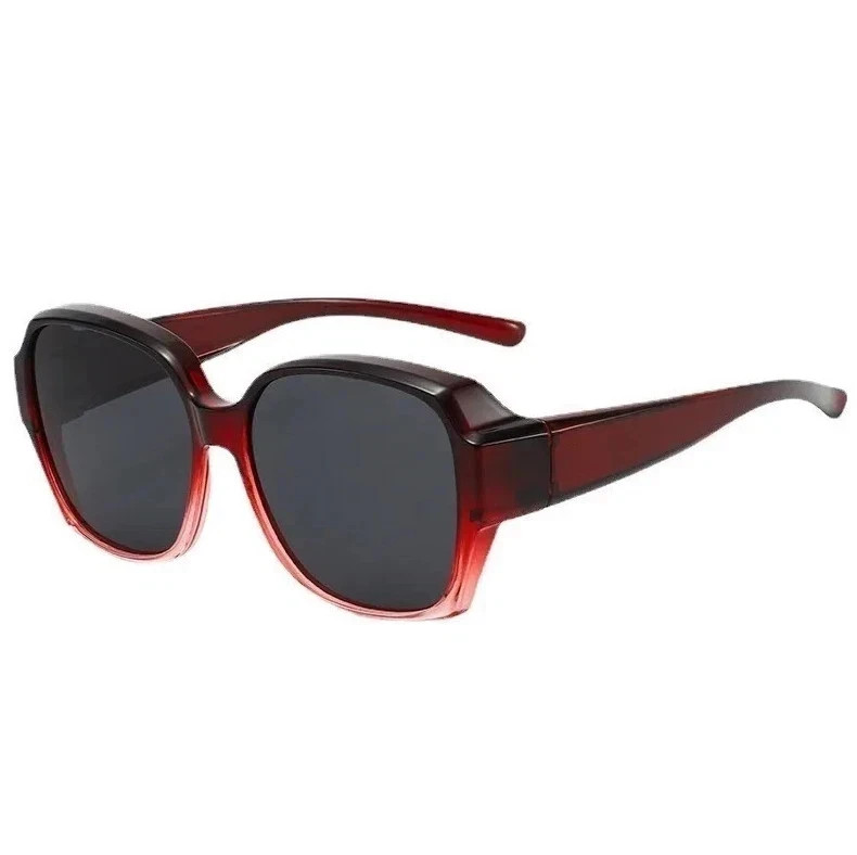 Polarized Fit Over Sunglasses UV400 Folding Myopia Glasses Cover Men Women
