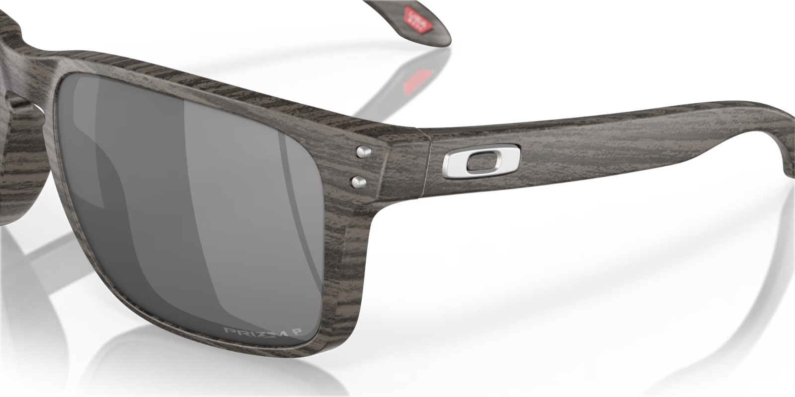 Oakley Holbrook XL POLARIZED Sunglasses OO9417-3459 Woodgrain W/ PRIZM Black