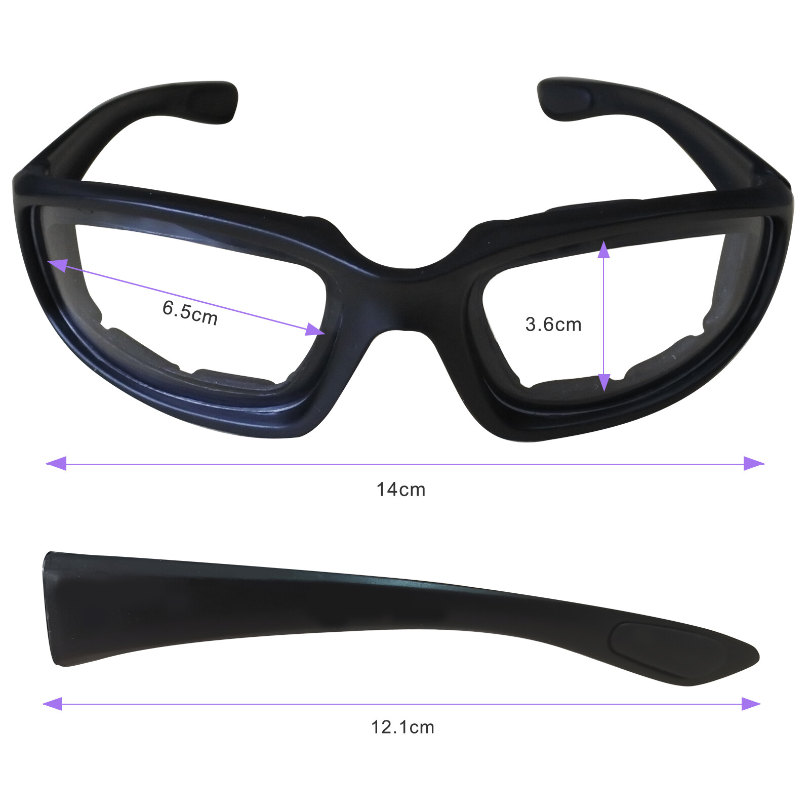 Riding Glasses Clear Lens Wind Resistant Anti Fog Len Sunglasses Motorcycle Bike