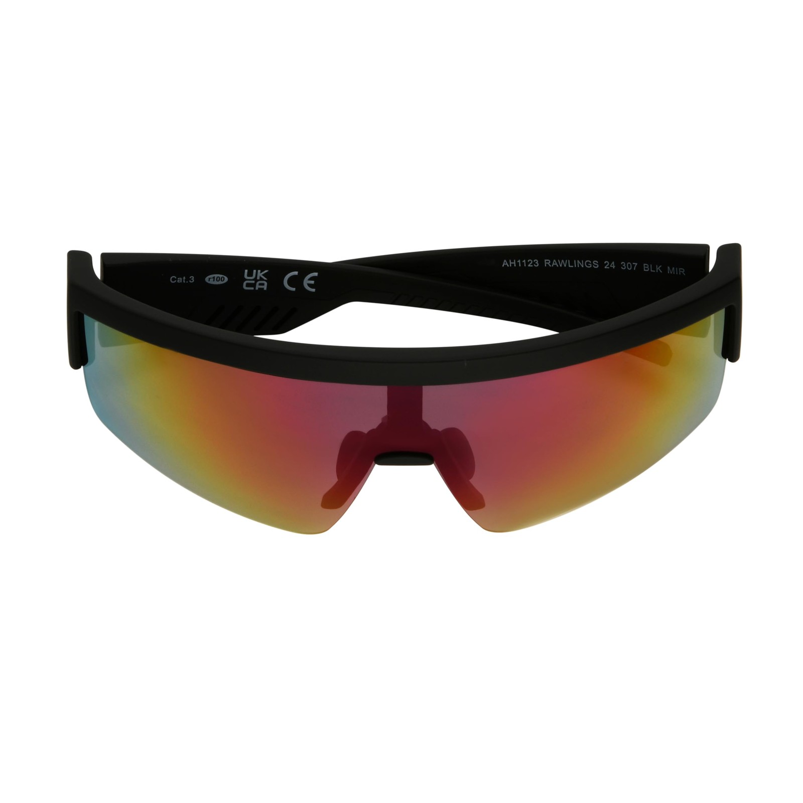 Men’s Skylar Shield Sunglasses, Black, 129 mm