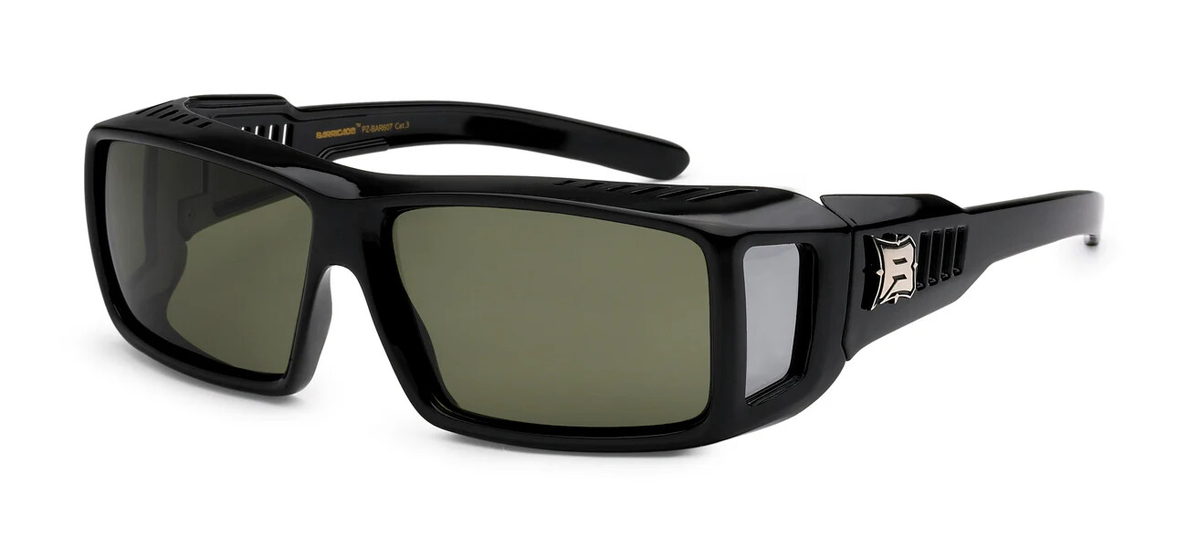 Medium-Large Fit OVER Cover POLARIZED Sunglasses Prescription Glasses Men Women