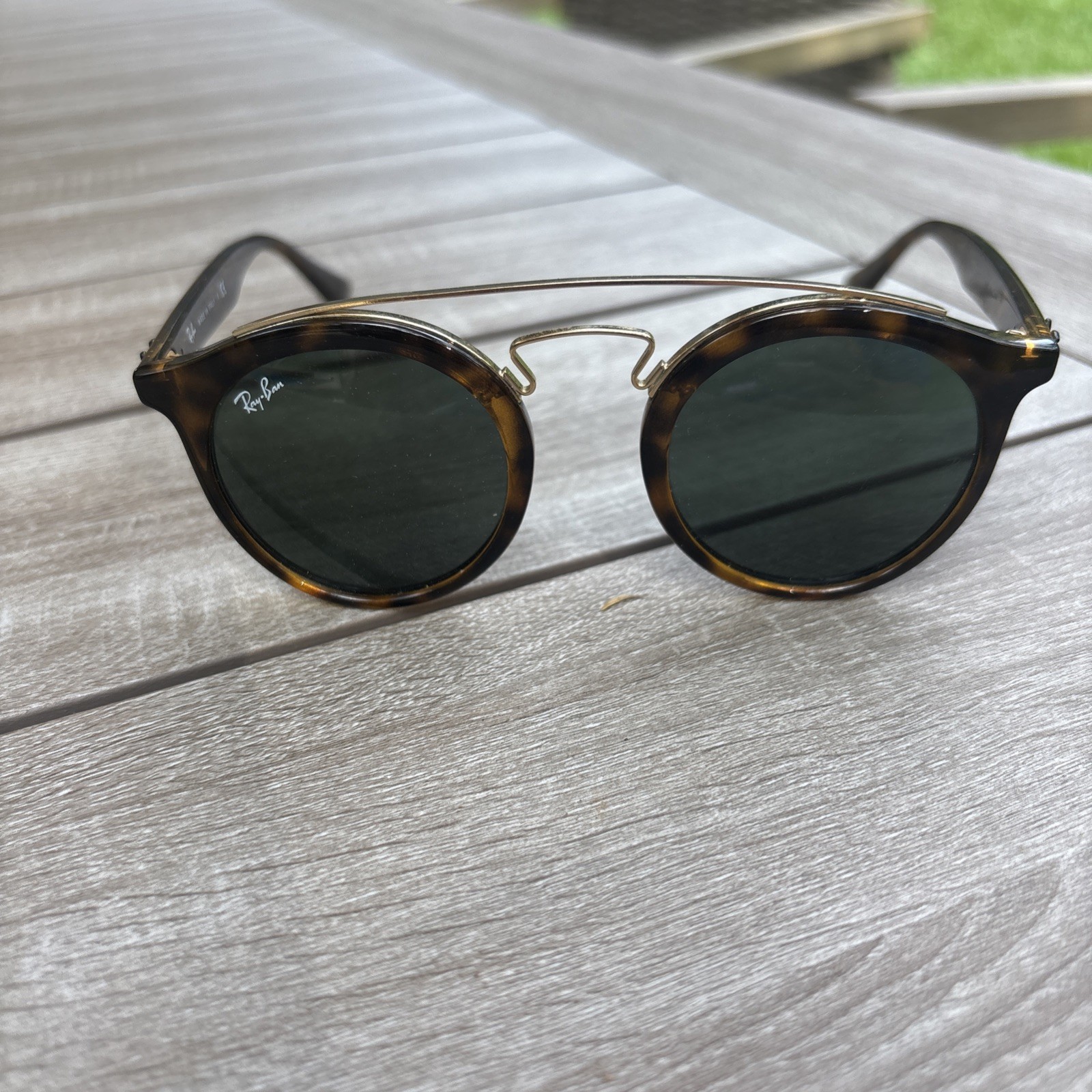 Ray-Ban Tortoise Shell Cat Eye Unisex Adults Sunglasses