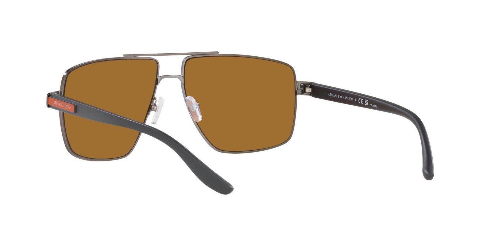Armani Exchange A|X Mens Ax2037s Square Sunglasses, Matte Gunmetal/Polarized…