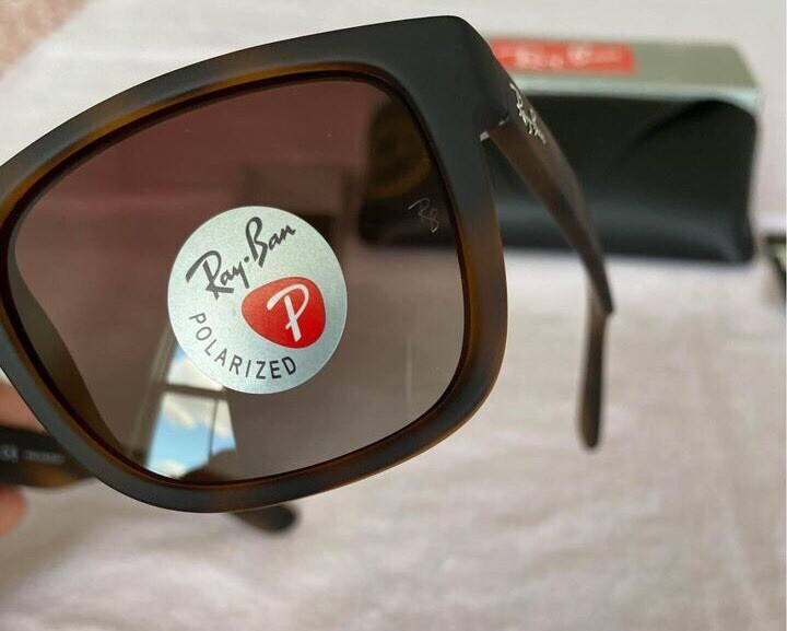 New Ray-Ban Justin RB4165 Tortoise Matte / Brown Gradient  Sunglasses