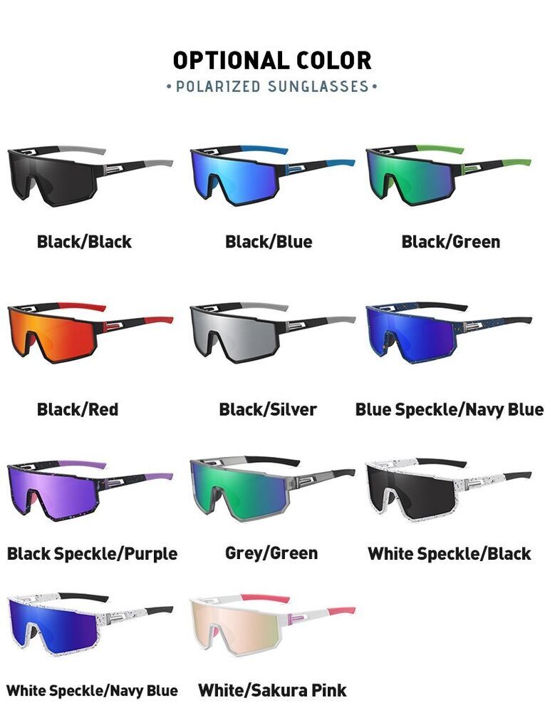 Mens Polarized Driving Glasses Outdoor Cycling Sunglasses Sports Fishing Goggles