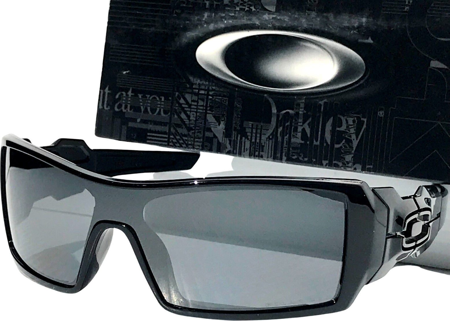 Oakley Men’s Oil Rig 50mm Polished Black Polarized Sunglasses OO9081-26-203