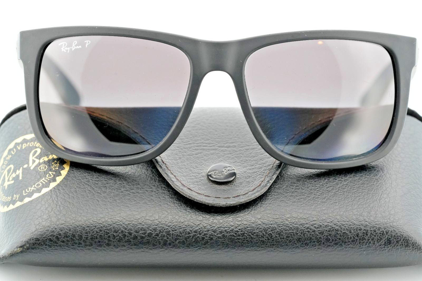Ray-Ban RB4165 622/T3 Justin Sunglasses Full Rim Square Polarized Lens 54-16-145