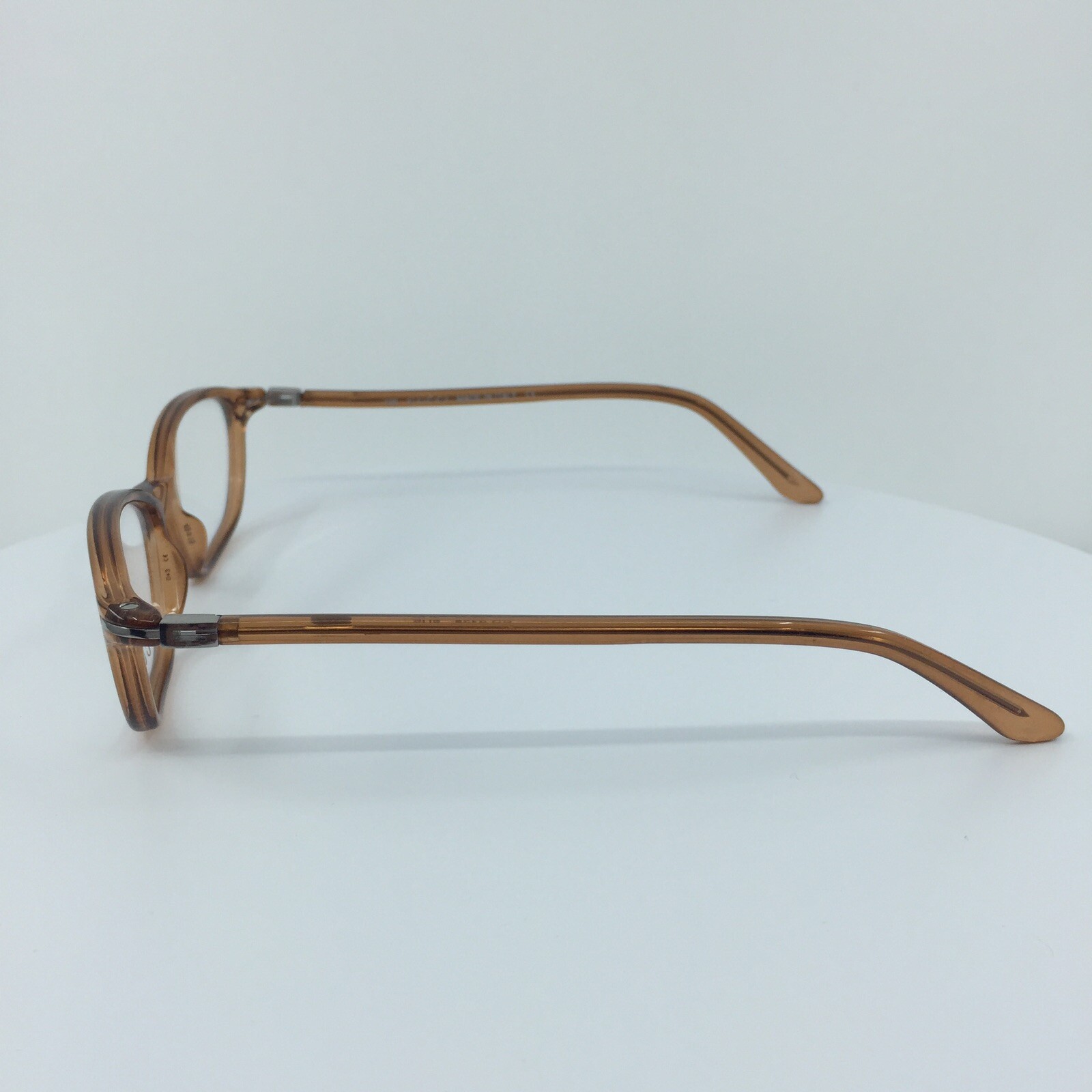 New Vintage GUCCI 2428 Eyeglasses GG 2428 C. 6UE Translucent Brown 49-15mm Italy