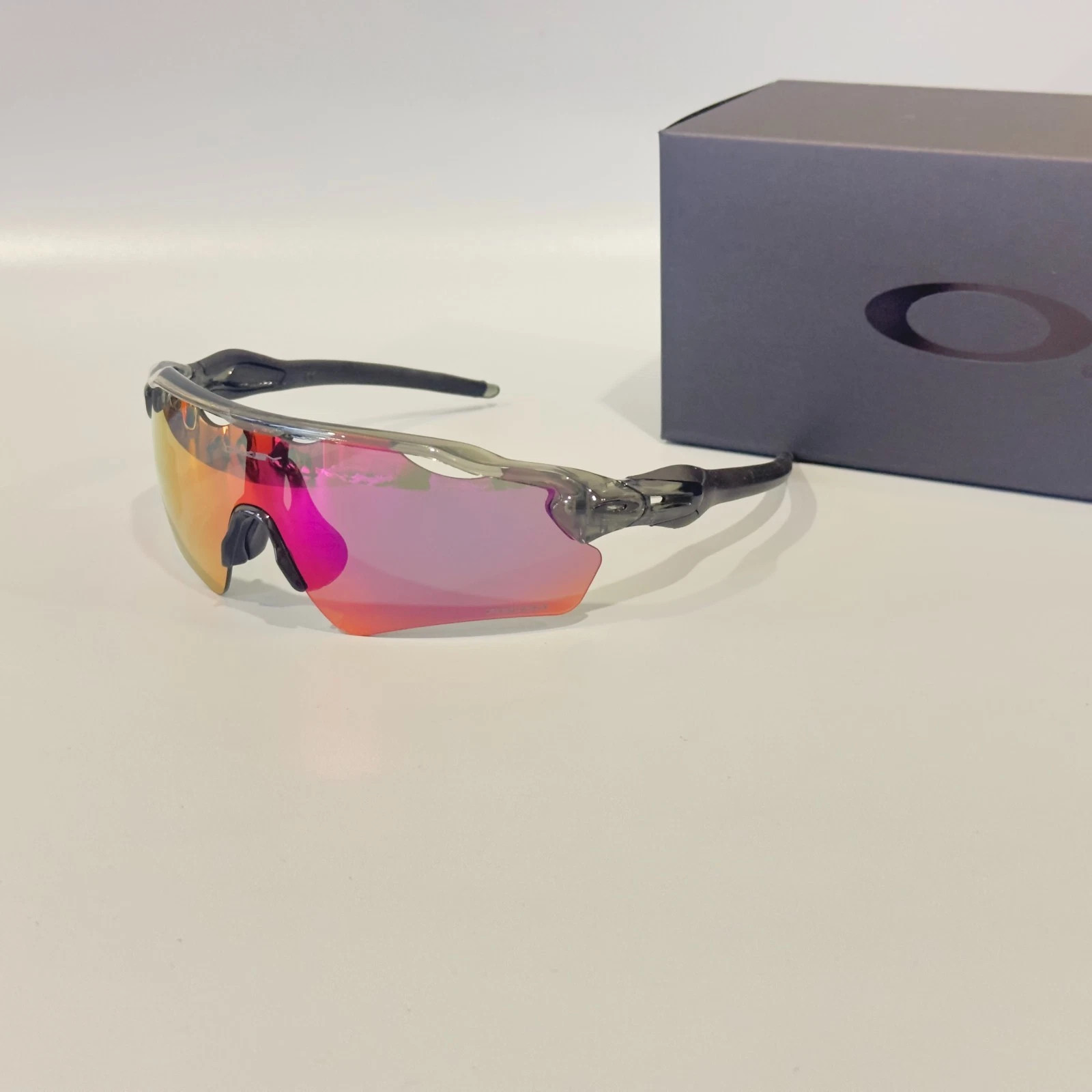 Oakley Radar EV S Path 009208 Sunglasses Grey Ink Frame Prizm Road Red LenIN BOX