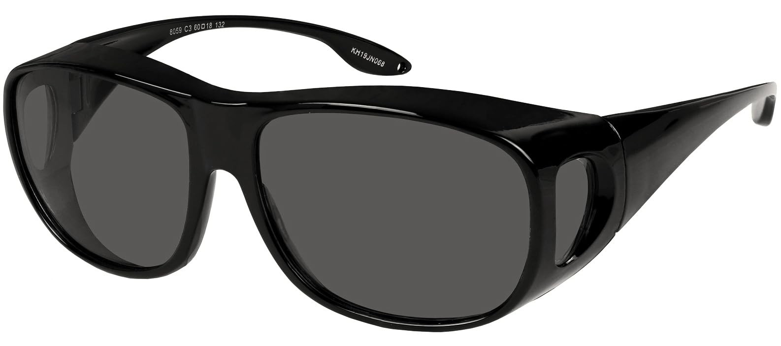 Yogo Vision Fit Over Wrap Sunglasses Polarized Lens Wear Over Eyeglasses 100% UV
