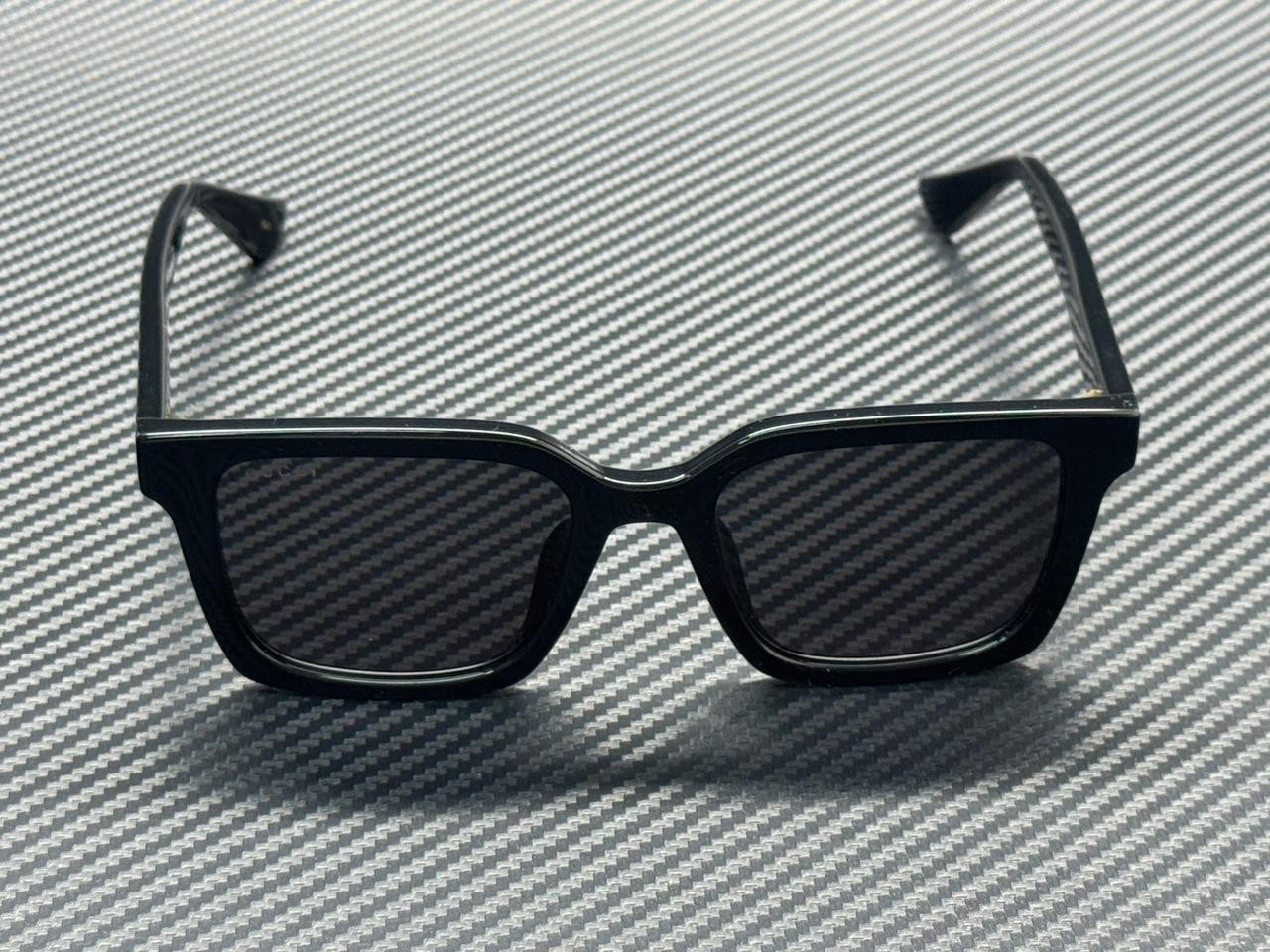 GUCCI GG1582SK 001 Black Grey Men’s Large 54 mm Sunglasses